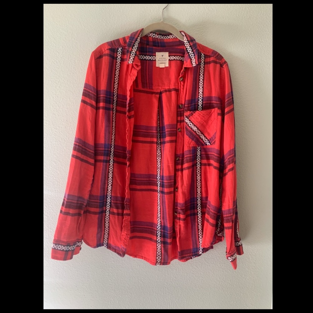 Vintage Boyfriend American Eagle Outfitter Flannel